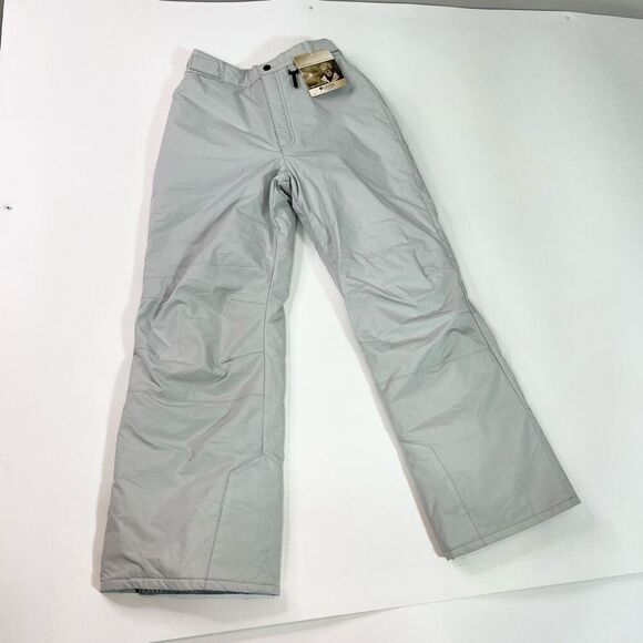 Columbia Sportswear Snow Pants Unisex Kids Large Gray Omni-Shield Waterproof - Picture 1 of 9